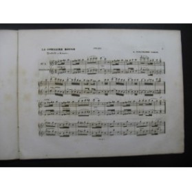 WOLFRAMM CARON Gustave Le Corsaire Rouge Piano 4 mains XIXe