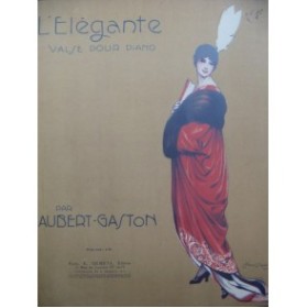 AUBERT Gaston L'élégante Pousthomis Piano 1915