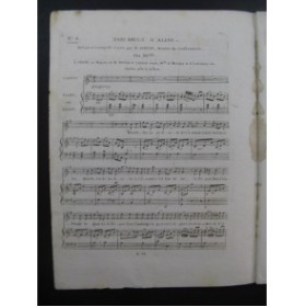 BERTON H. Barcarole d'Aline Chant Piano ou Harpe ca1820