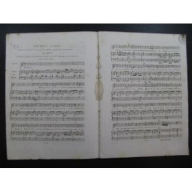 BERTON H. Barcarole d'Aline Chant Piano ou Harpe ca1820