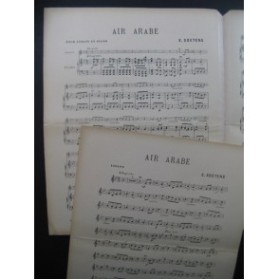 SOETENS E. Air Arabe Piano Violon