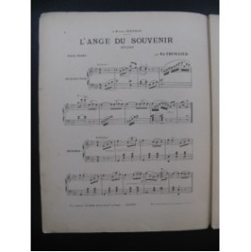 THUILLIER Ed L'Ange du Souvenir Piano XIXe siècle