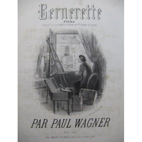 WAGNER Paul Bernerette Piano XIXe siècle