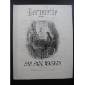 WAGNER Paul Bernerette Piano XIXe siècle