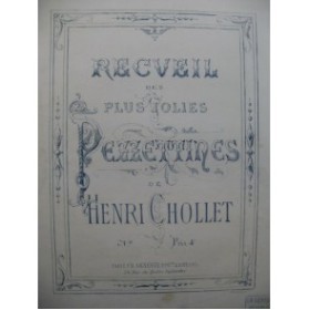 CHOLLET Henri Souvenir de Spa Piano XIXe siècle