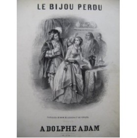 ADAM Adolphe Le Bijou Perdu Ronde Chant Piano XIXe