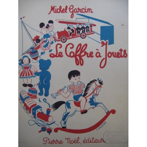 GARCIN Michel Le Coffre à Jouets Piano 1950