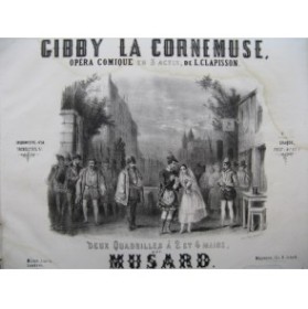 MUSARD Gibby La Cornemuse Piano ca1850