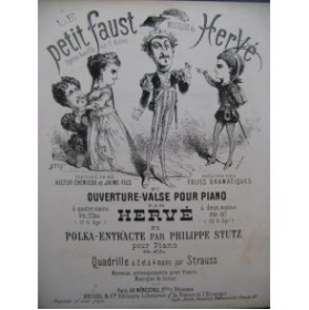 HERVE Le Petit Faust Piano 1869