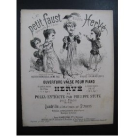 HERVE Le Petit Faust Piano 1869