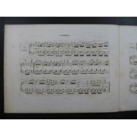CARON Gustave Les Bohémiens Quadrille Piano ca1850