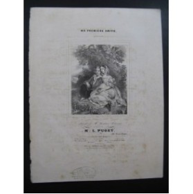 PUGET Loïsa Ma Première Amitié Romance Chant Piano ca1840