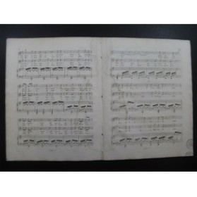 PANSERON Auguste Le Vieux Chêne Chant Piano ca1820