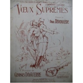 DAGUERRE Georges Voeux Suprêmes Chant Piano 1916