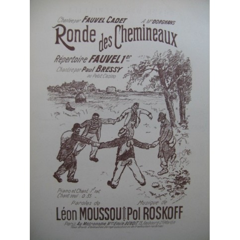 ROSKOFF Pol Ronde des Chemineaux Chant Piano