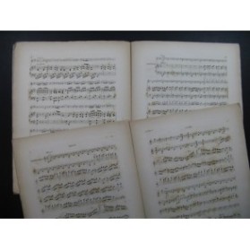 BARTHE & CONTE Duo Concertant Airs Italiens Violon Piano XIXe