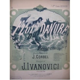 IVANOVICI J. Flots du Danube Piano Violon ou Mandoline XIXe