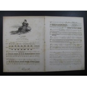 LABARRE Théodore Le Regret Romance Chant Piano ca1830