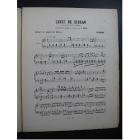 ROSSINI Lever de Rideau Piano XIXe siècle