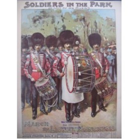 MONCKTON Lionel Soldiers in the Park Piano 1898