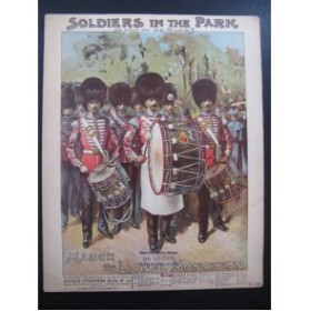MONCKTON Lionel Soldiers in the Park Piano 1898