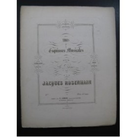 ROSENHAIN Jacques Béatrice Di Tenda Piano ca1860