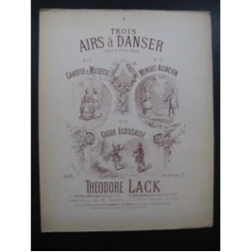 LACK Théodore Air à Danser Gavotte et Musette Piano XIXe siècle
