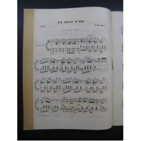 BOUSQUET N. La Rose d'Or Piano XIXe siècle