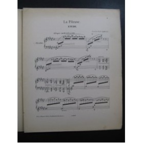RAFF Joachim La Fileuse Piano XIXe siècle