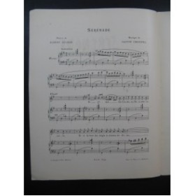 CHOISNEL Gaston Sérénade Chant Piano 1896