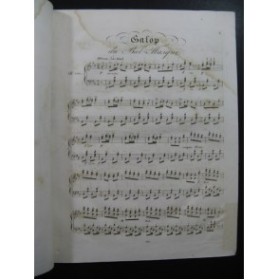 HERZ Henri Galop Favori Piano ca1835