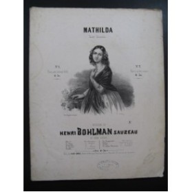 BOHLMAN Henri Mathilda Piano 1843