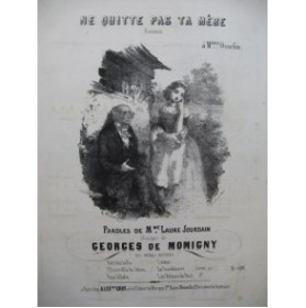 DE MOMIGNY Georges Ne Quitte pas ta Mère Chant Piano ca1845