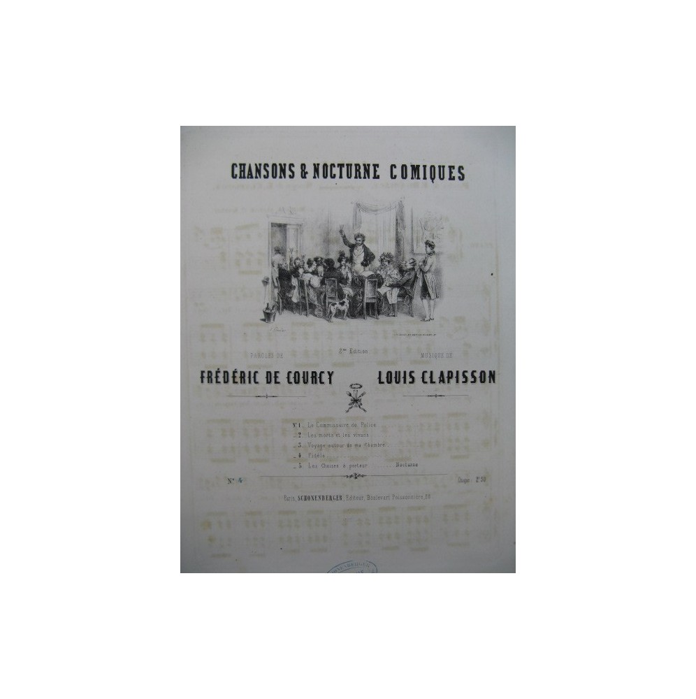 CLAPISSON Louis Fidèle Chant Piano ca1840