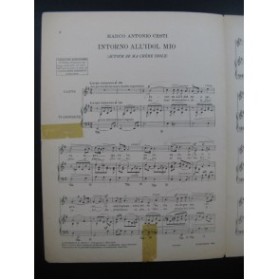 CESTI Marco Antonio Intorno all'idol mio Chant Piano 1946