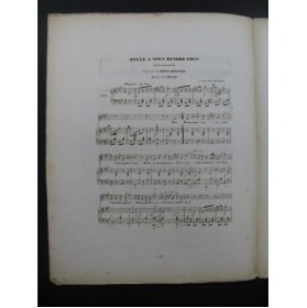 MASINI F. Belle à nous rendre Fous Chant Piano 1841
