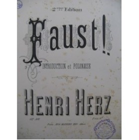 HERZ Henri Faust Piano XIXe siècle