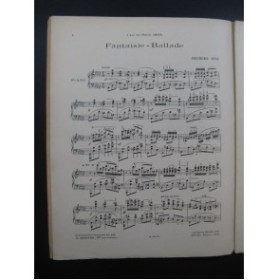 HUE Georges Fantaisie Ballade Piano 1932