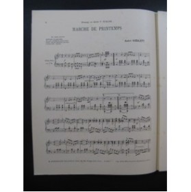 GOËSLETT André Marche de Printemps Piano 1906