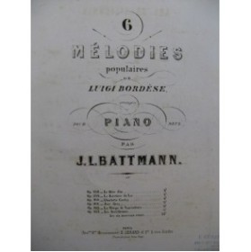 BATTMANN J. L. Les Brésiliennes Piano 1864