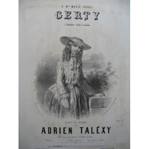 TALEXY Adrien Gerty Piano 1856
