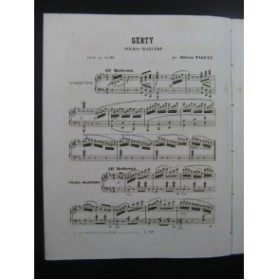 TALEXY Adrien Gerty Piano 1856