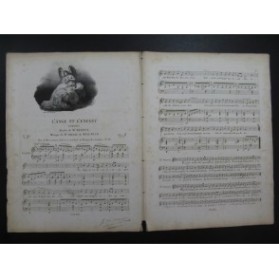 DE BEAUPLAN Amédée L'Ange et l'Enfant Chant Piano ca1830