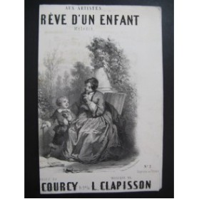 CLAPISSON Louis Le Rêve d'un Enfant Chant Guitare ca1837