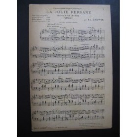 GAUWIN Adolphe La Jolie Persane Fantaisie Orchestre