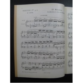 BERTINI Henri Etudes op 29 Piano 1961