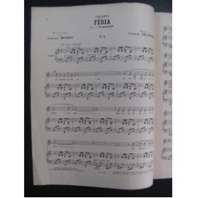 ERLANGER Camille Fédia Chant Piano