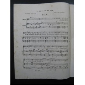 PUGET Loïsa A la Grâce de Dieu Chant Piano ca1850