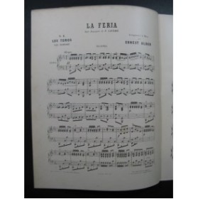 LACOME Paul La Feria Suite Espagnole Piano 4 mains 1892