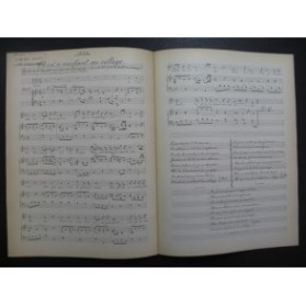 ROMAGNESI Antoine Il est si méchant au village Manuscrit Chant Piano 1917